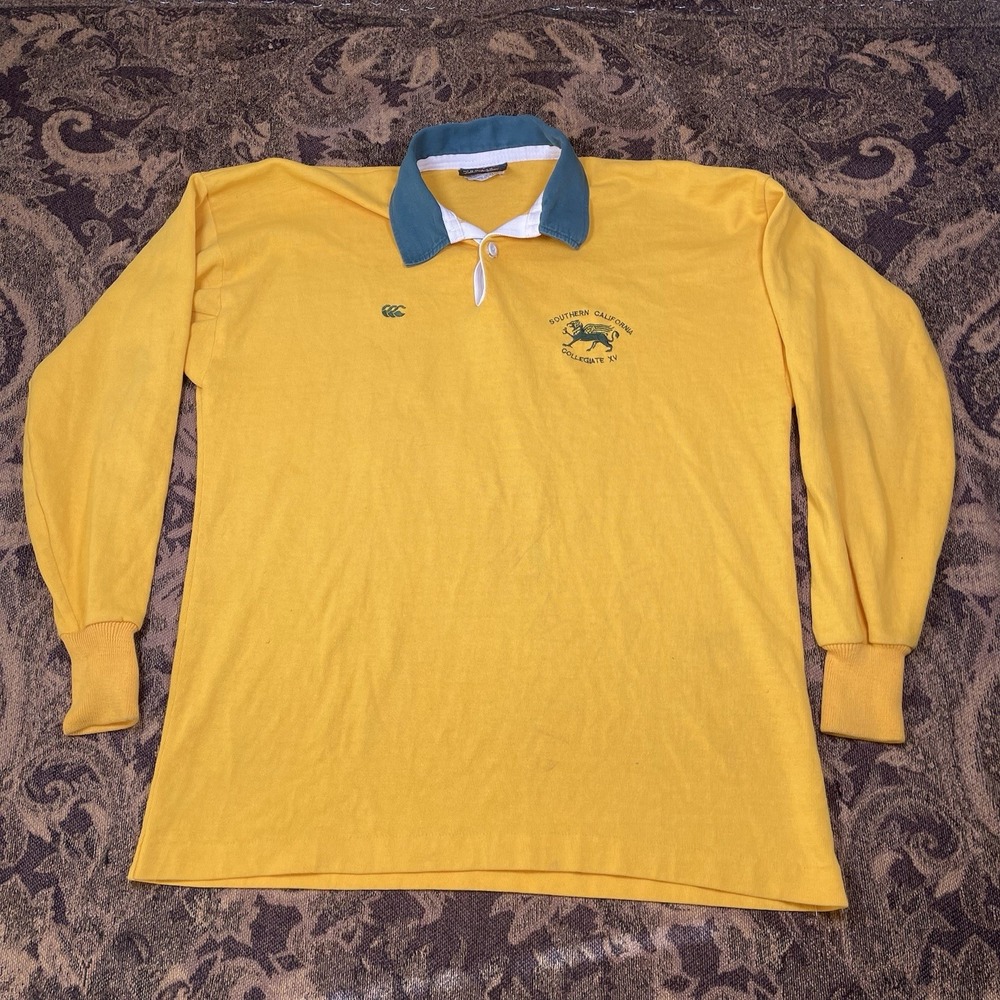 Vtg Canterbury Of New Zealand Southern California Rugby Jersey Mens Size Large
